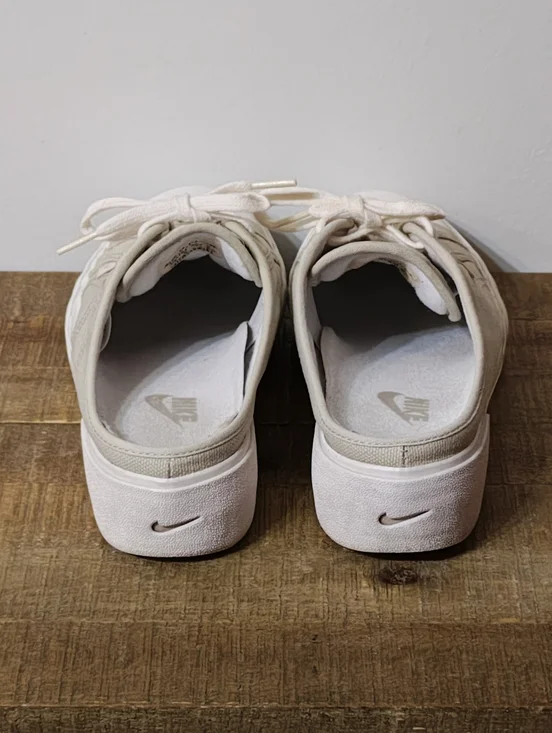 Nike Hermosa Y2K Slip-On Canvas Mules in Beige Women's Size 8.5 - Picture 7 of 9